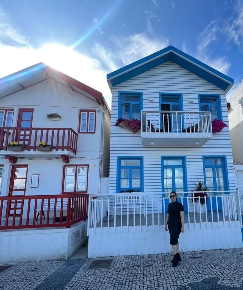 Casas de rayas de Costa Nova